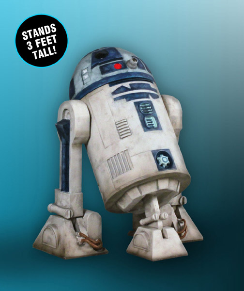 Star Wars The Clone Wars Life-Size Monument R2-D2 90 cm