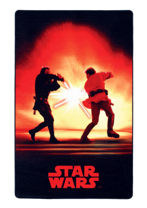 Star Wars Carpet Red Fight 100 x 160 cm