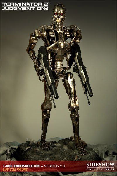 Terminator 2 Staty 1/1 T-800 Endoskeleton Version 2 190 cm